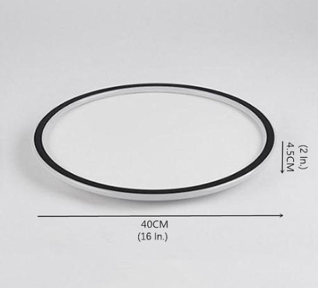 Product dimensions diagram for the LED circle ceiling lamp, 40cm*4.5cm