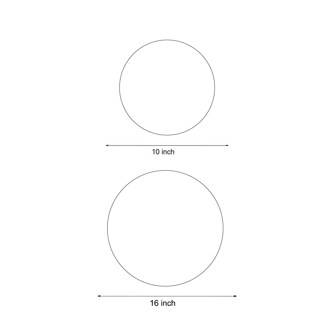 Dimensional drawings of two specifications of globe pillar lights