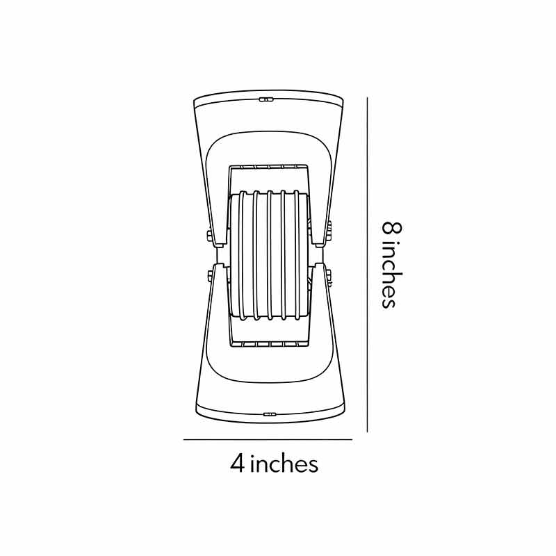Adjustable outdoor wall light product size chart 4inch * 8inch.